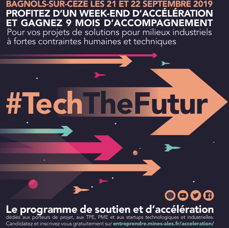 Organisation de l'événement Tech The Futur par Vincent Martin La Courbe Verte à Alès